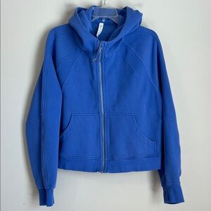 Lululemon Scuba Oversized Full Zip Hoodie Women's XL/XXL Blue Sweatshirt